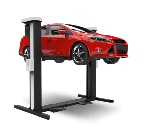 Samochód na podnośniku